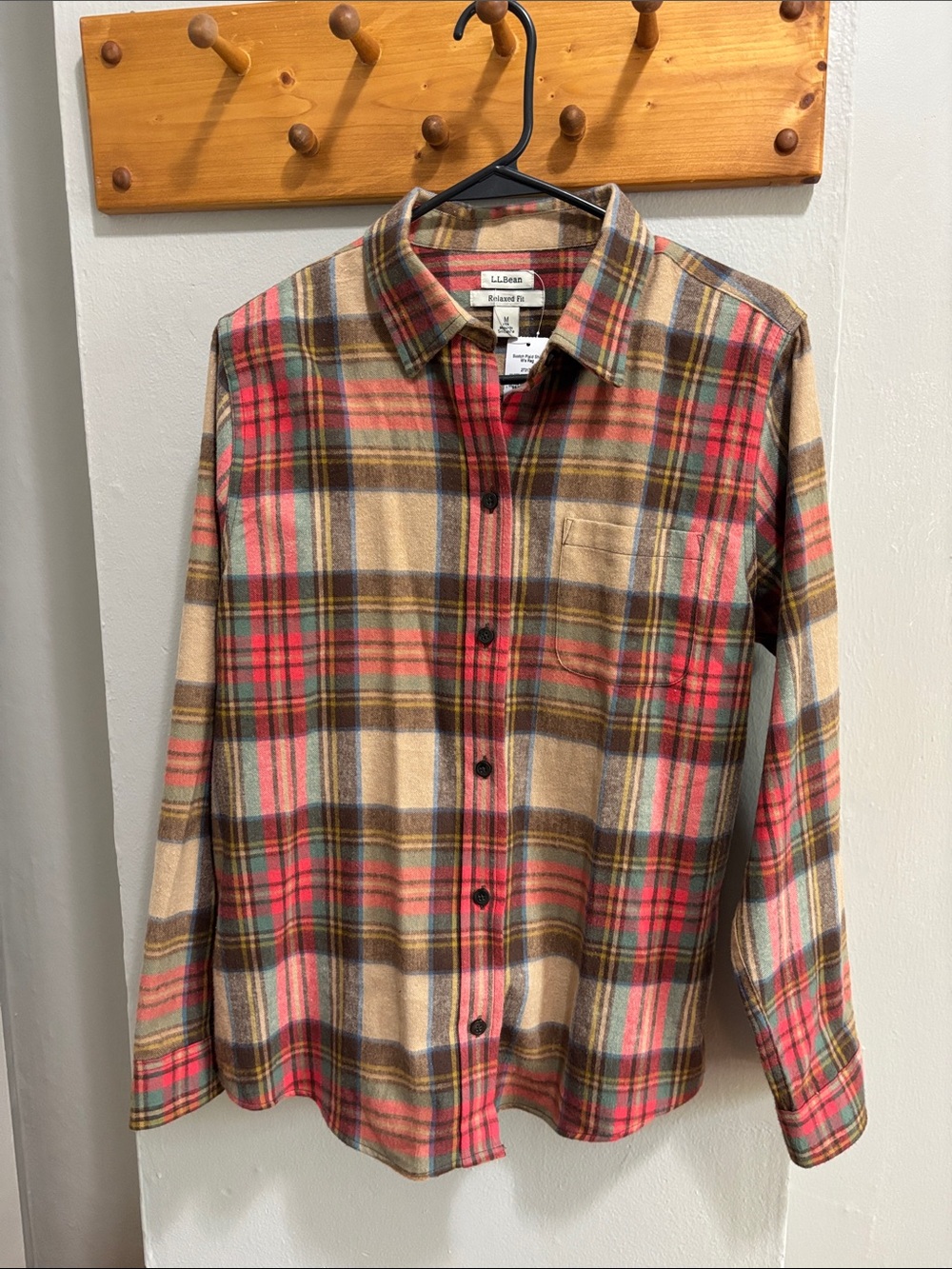 L.L. Bean Plaid Flannel